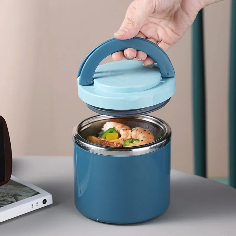 Thermo Lunchbox | Stainless Steel Insulated Container | 630 ml / 1000 ml | With Handle & Leak Proof