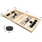 TimberHockey Game - Wooden Table Game for Father & Son