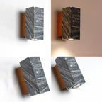 ZenBeam – Grey Wabi-Sabi Wall Lamp for Tranquil Ambience