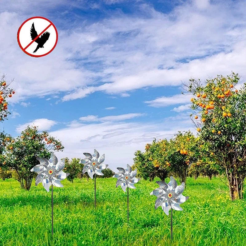 ReflectoSpin Wind Turbine | Anti-Bird Design | Reflective & Weatherproof | Silver Look