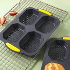 Bunello Burger Mold | Silicone Baking Mold for Buns | Non-Stick & Heat Resistant | 6-Piece Mold