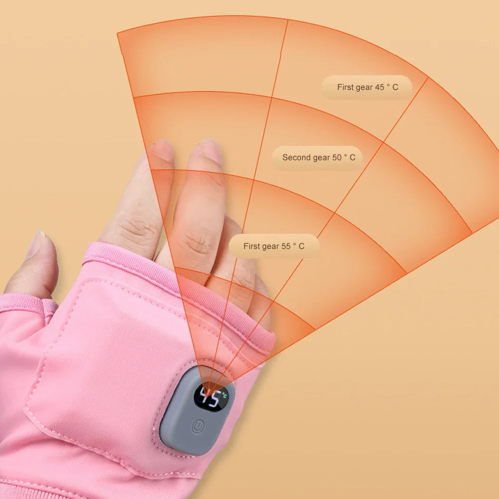 ThermoGrip Heated Gloves | 360° All-Around Heat | Rechargeable & Windproof | Touchscreen Function