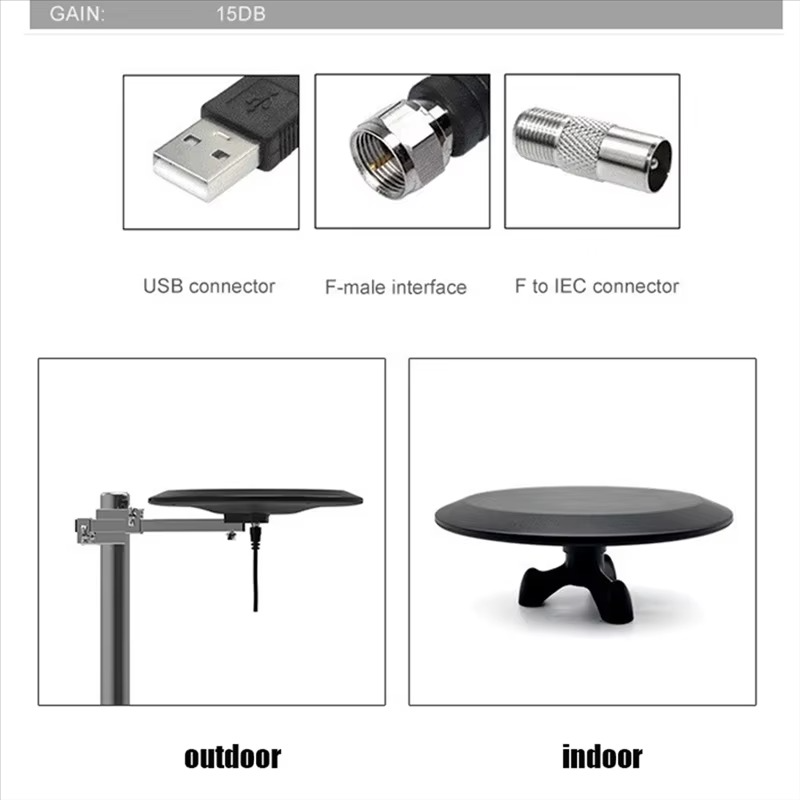 Long-Range Outdoor HDTV Antenna for High-Definition Reception