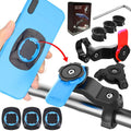 RIDELOCK Pro Mount | Shockproof Phone Holder for Bike & Motorcycle | 360° Rotatable | For 4.7–7.2" Smartphones
