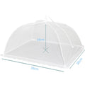 FrischNetz Folding Cover for Food | Reusable & Breathable | Insect Net for Outdoors & Kitchen | Lightweight & Space-Saving