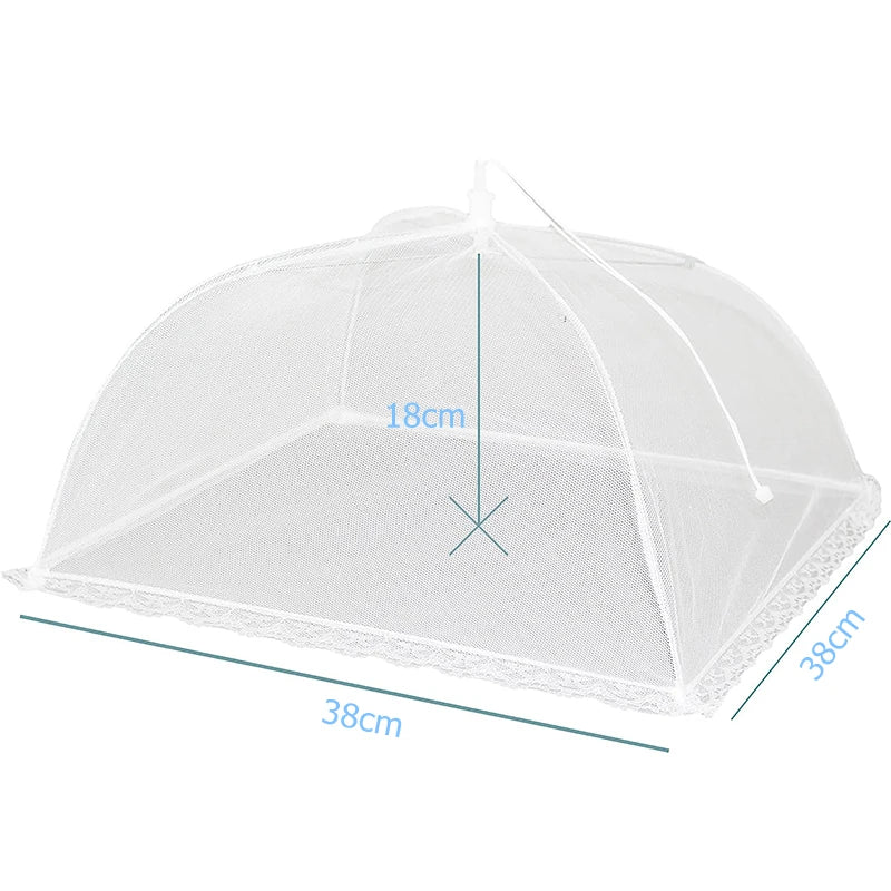 FrischNetz Folding Cover for Food | Reusable & Breathable | Insect Net for Outdoors & Kitchen | Lightweight & Space-Saving