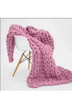 Cozy Knit Chunky Blanket