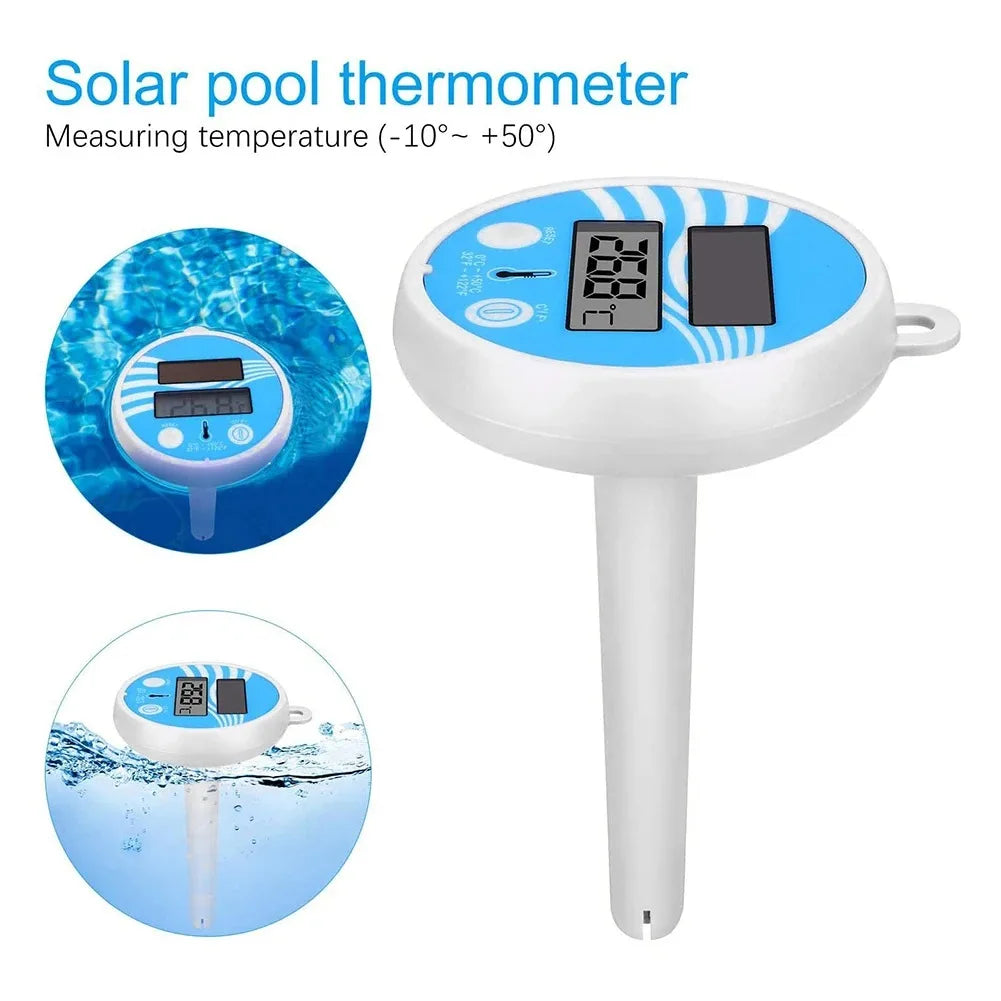 Aquadia Pool thermometer | Floating & Robust | Accurate temperature display | For pool & whirlpool