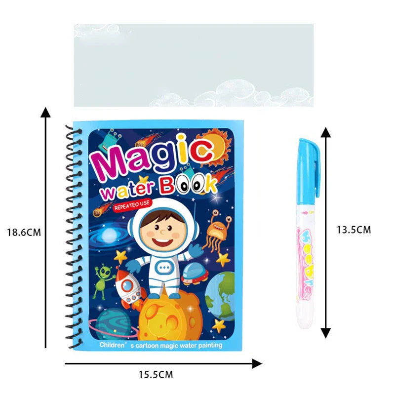 Magical Water Coloring Book for Kids