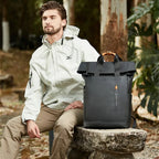 Multifunctional Men's Backpack KnightShield | USB Port, Expandable, Waterproof, Anti-Theft
