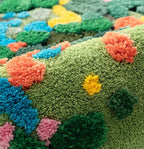 Moss Tufting Bathroom Mat