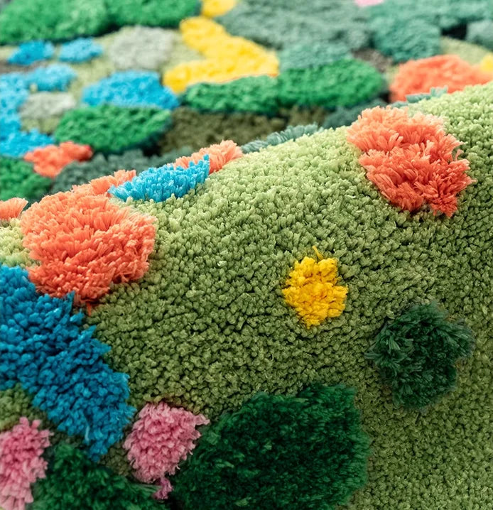 Moss Tufting Bathroom Mat