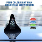 Shark Fin Solar-Warning Light for Car