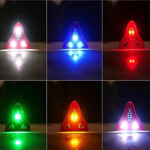 Shark Fin Solar-Warning Light for Car