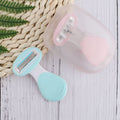 Compact 4-Blade Razor with Travel Case for Smooth Skin