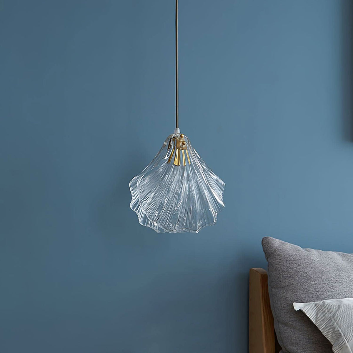 Mini Shell Pendant Light – Glass Coastal Design