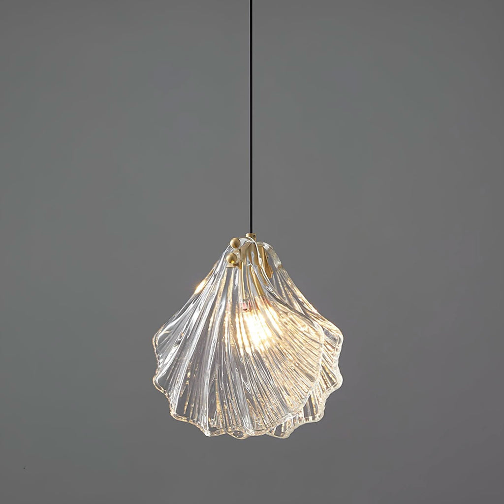 Mini Shell Pendant Light – Glass Coastal Design