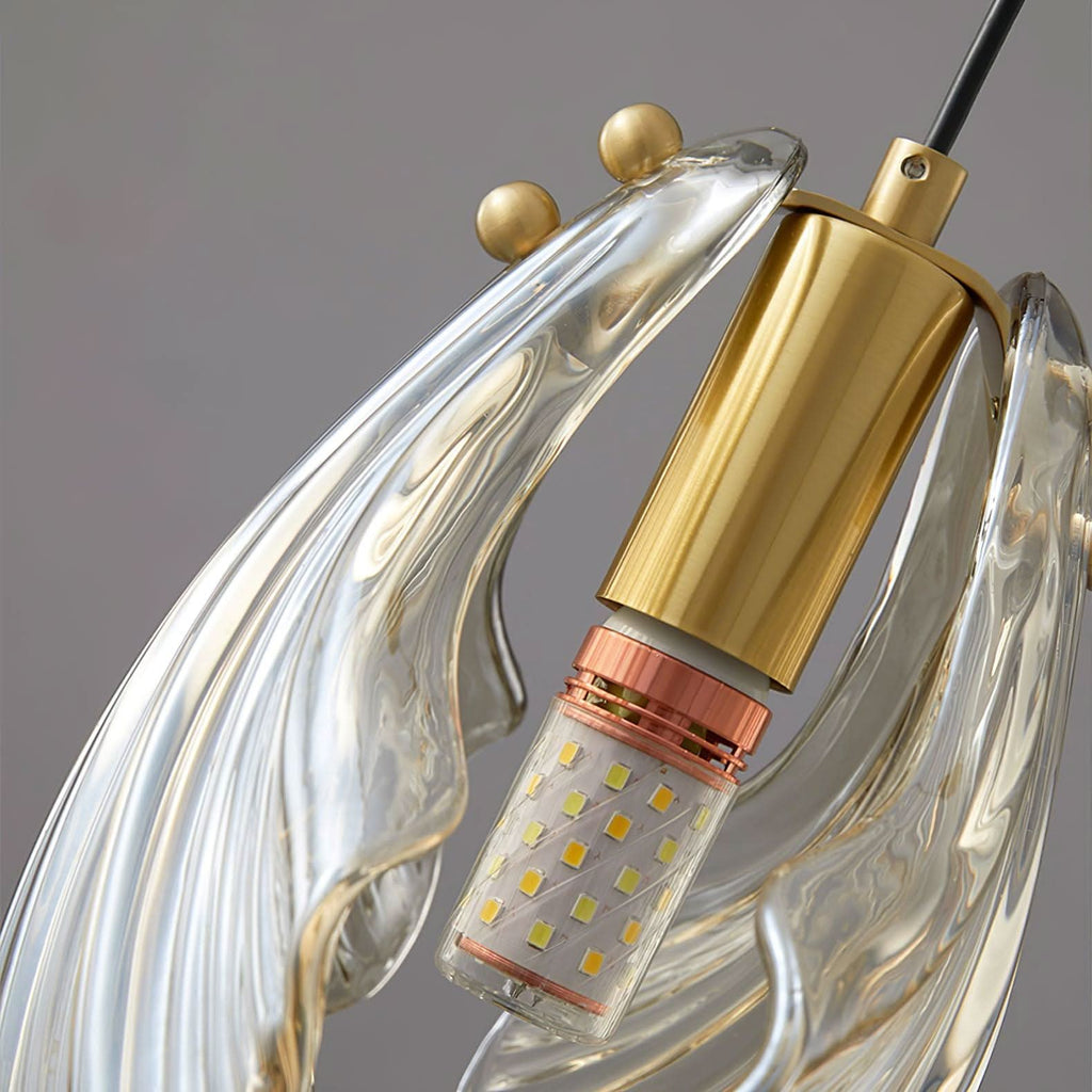 Mini Shell Pendant Light – Glass Coastal Design