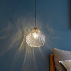 Mini Shell Pendant Light – Glass Coastal Design