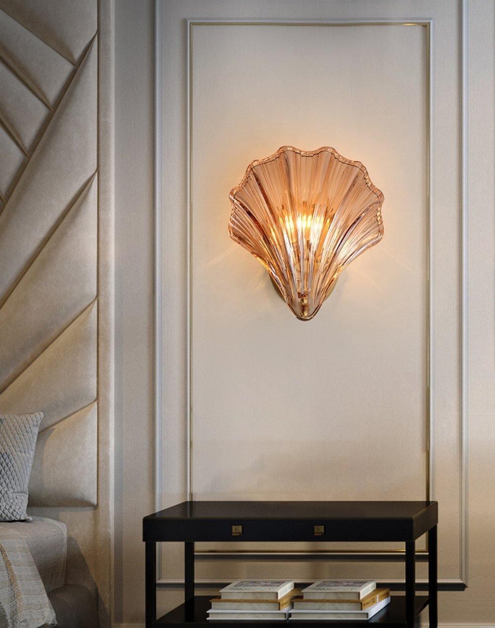 Shell wall lamp - Bring maritime elegance into your home