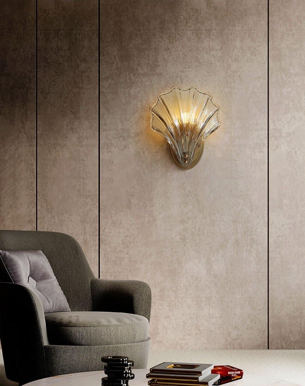 Shell wall lamp - Bring maritime elegance into your home