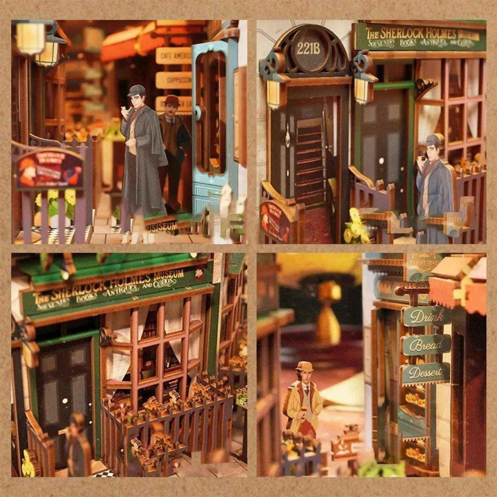 Sherlock Holmes 221B Baker Street DIY Book Nook Kit