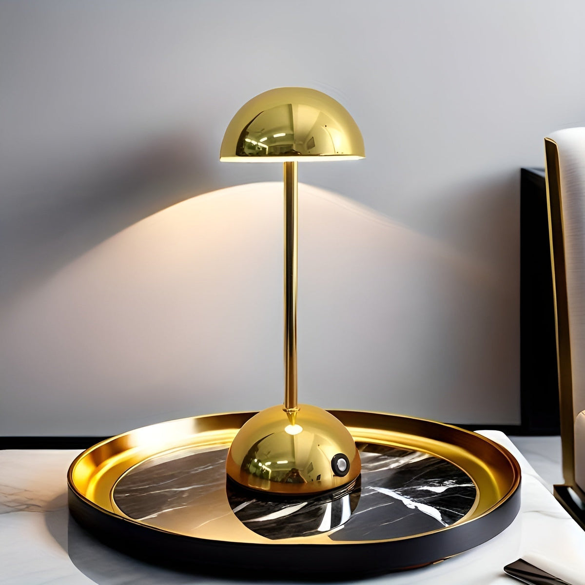 Modern ShineMushroom Lamp with Touch Control – Stylish & Dimmable