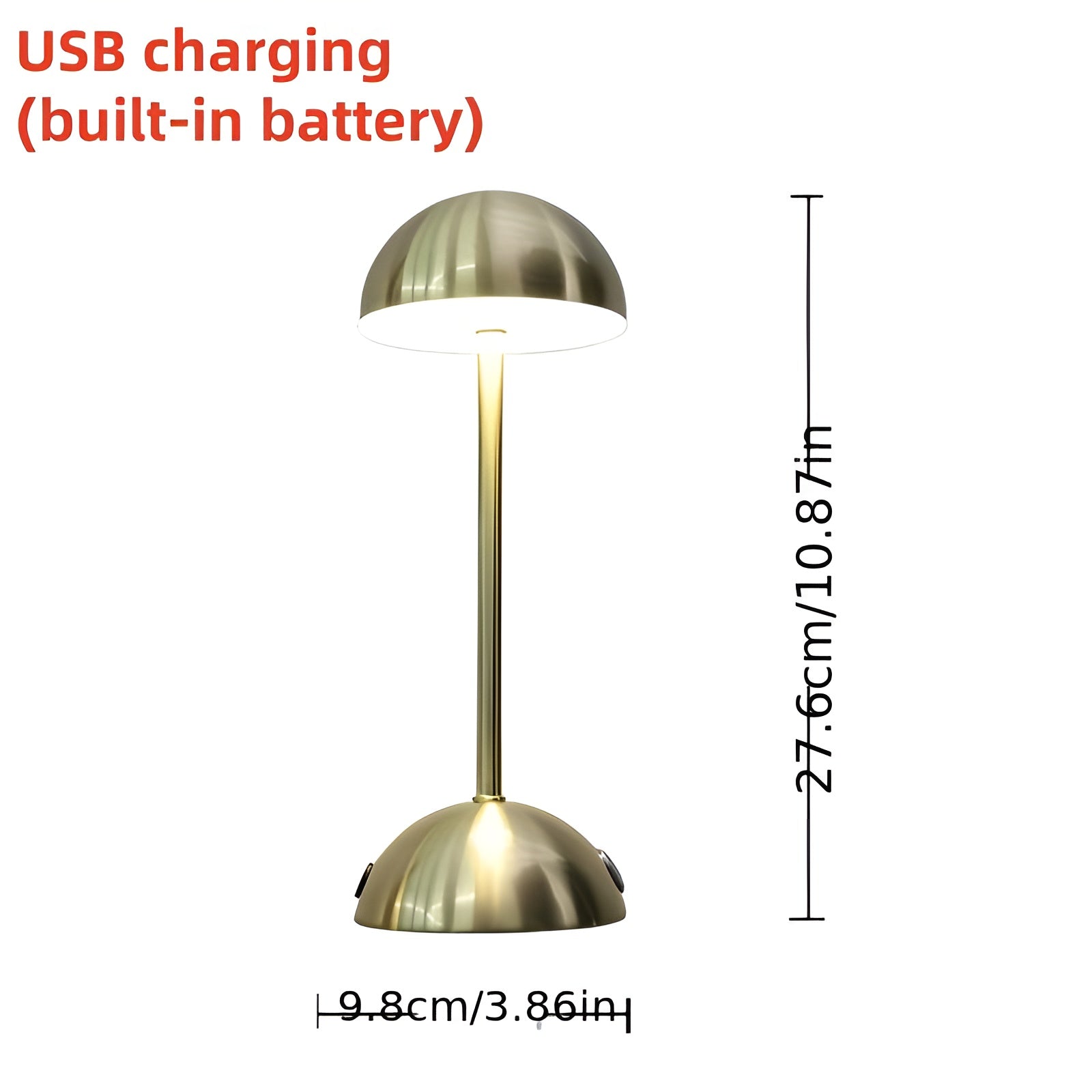 Modern ShineMushroom Lamp with Touch Control – Stylish & Dimmable