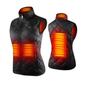 Heated vest for women with dual control and 9 heating zones – comfort and warmth for every season