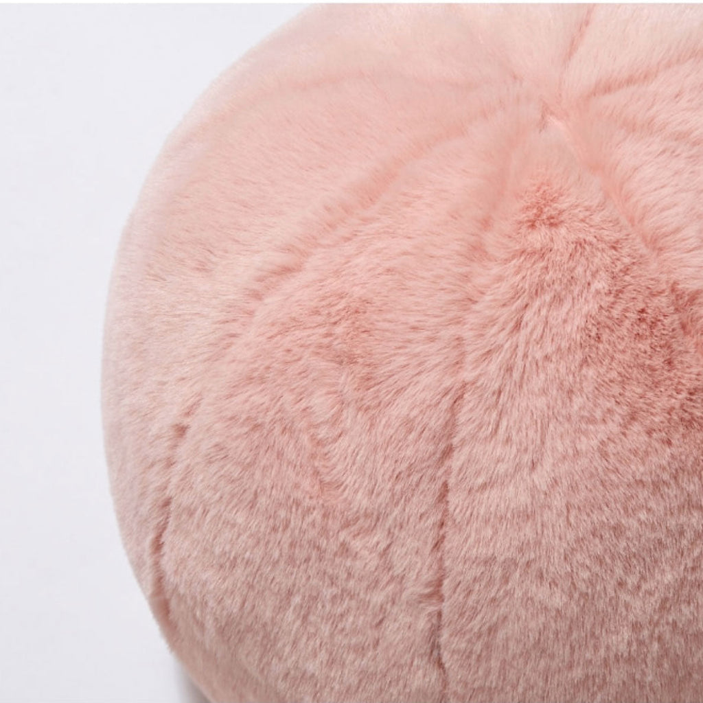 Short Fur Ball Pillow