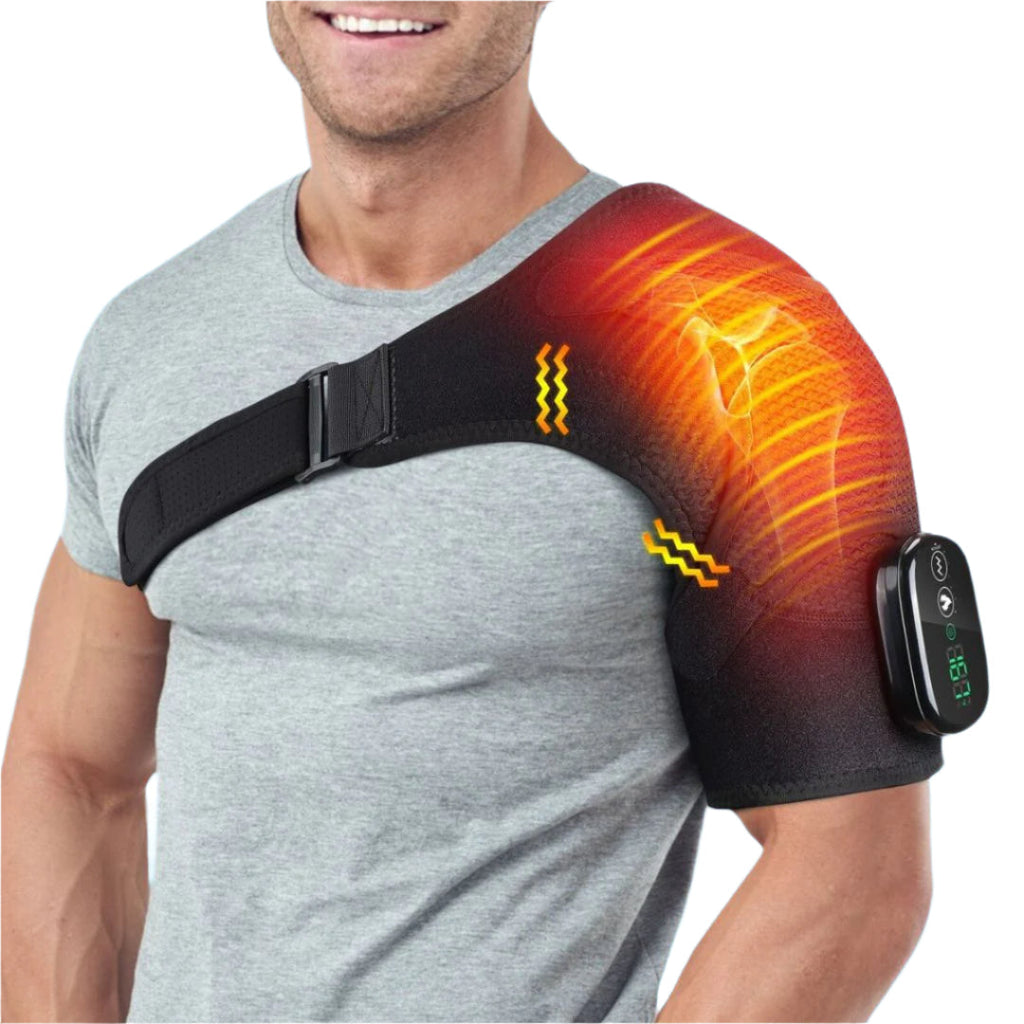 LuxuraTherm Luxury Heated Shoulder Brace | Comfortable and effective support for pain relief