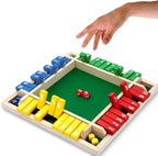 Shut the Box wooden game – Traditional dice game for children & adults