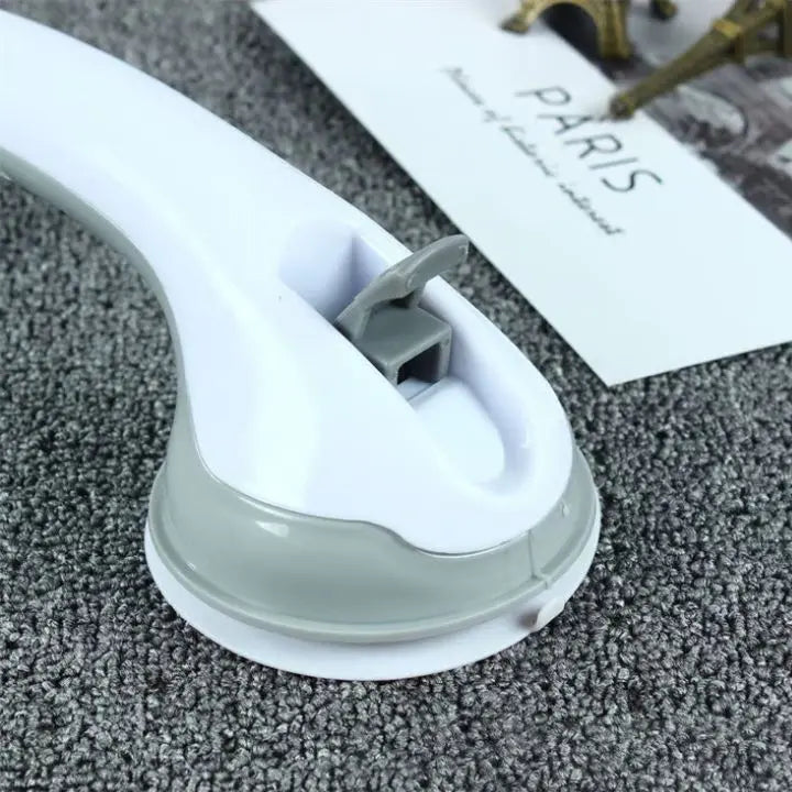 Safety handle with suction cup for bath & shower