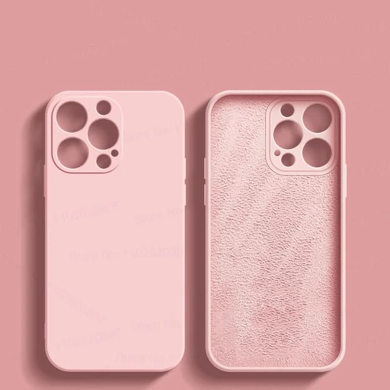 Skin-tight, shockproof silicone case for iPhone 14-17