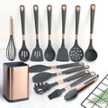 EliteCook - 12-piece gold-coated kitchen utensil set