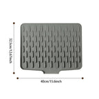 Silicool Water-Draining Silicone Drying Mat – Heat Resistant, Non-Slip & Multifunctional