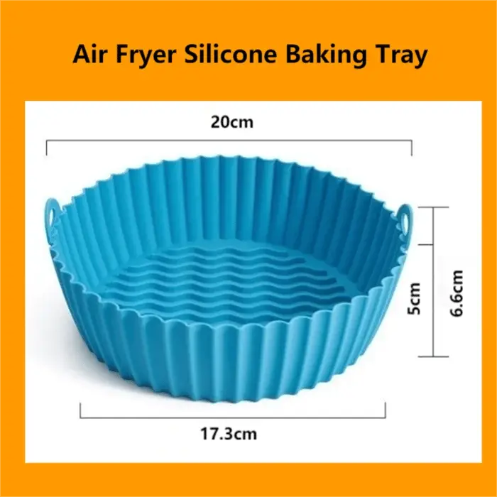 Silicone baking insert for air fryer – Non-stick & grease-resistant