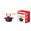Silicone Kitchen Utensil – Cute Crab Holder with Steam Release Function!
