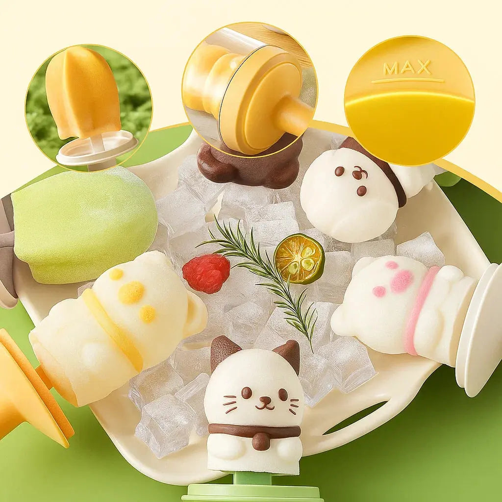 Silicone mold for homemade ice – clean & child easy