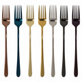 Luxury table fork with durable plating shine