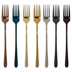 Luxury table fork with durable plating shine