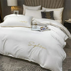 Luxury Duvet Cover with Elegant Embroidery – Soft, Breathable and High Quality