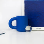Simple solid ceramic mugs