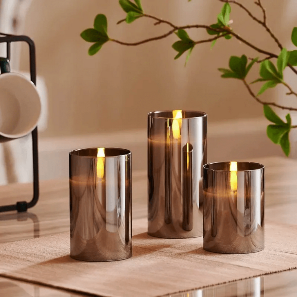 CANDLY™ Three-Piece Set – Realistic LED Candles