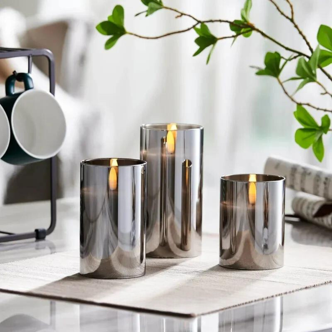 CANDLY™ Three-Piece Set – Realistic LED Candles
