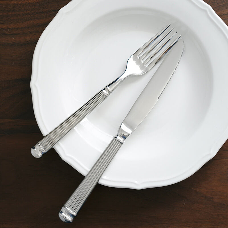 Simple Striped Cutlery 4 Piece Set