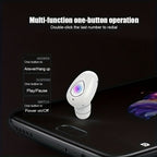 Bluetooth Earbud Wireless Mini Invisible Single Ear Headphone