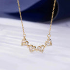 Magnetic Leaf & Heart Necklace