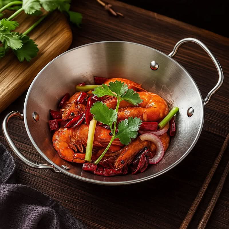 Lightweight cookware with double function