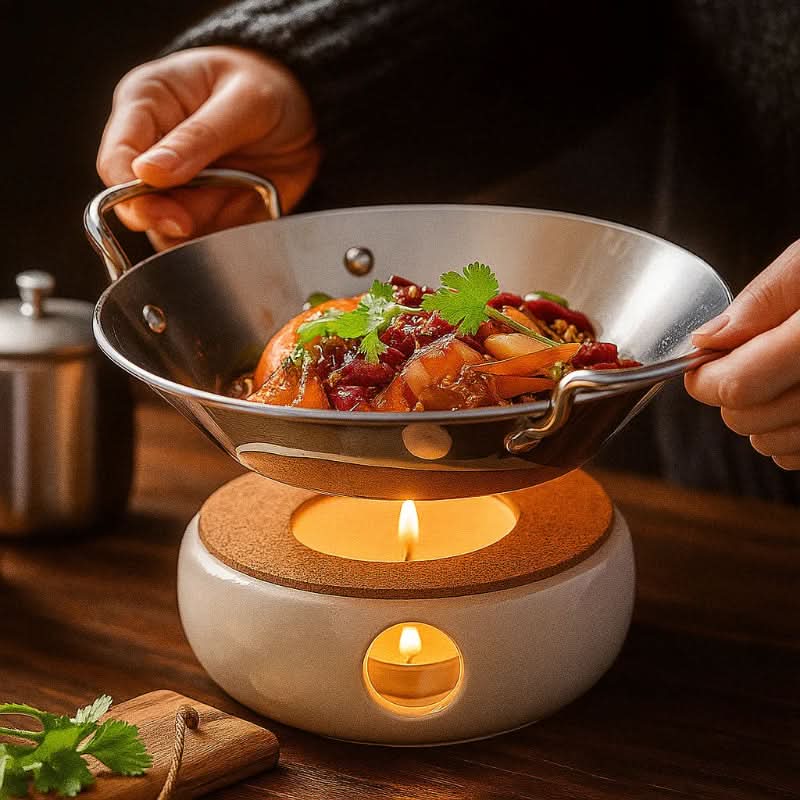 Lightweight cookware with double function